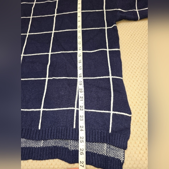 Kirundo Xl Navy Cowl Neck Long-sleeve Pullover Non-itchy Sweater - Picture 6 of 9